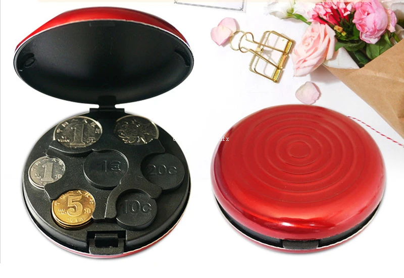 Органайзер для монет из алюминиевого сплава и пластика 100 шт. | Дом сад