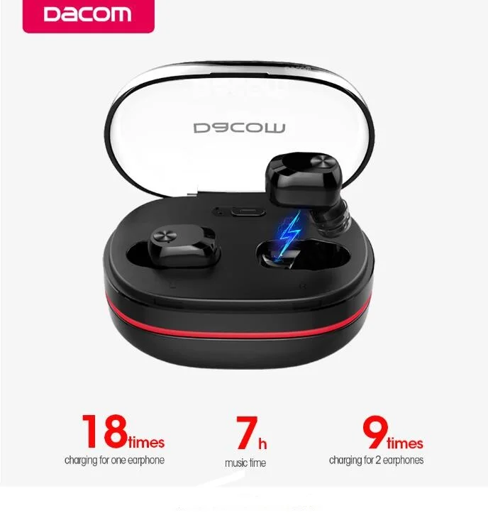 DACOM K6H Pro беспроводные Bluetooth наушники вкладыши TWS с V5.0 невидимый наушник