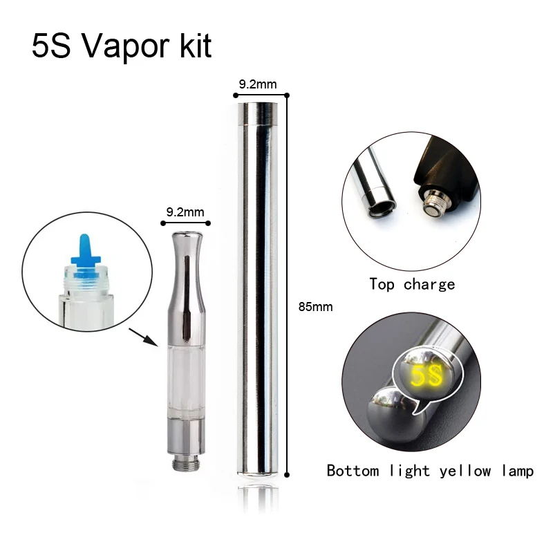 2018 5S комплект для вейпера мини блистерная Vape ручка C6 510 Батарея O электронная