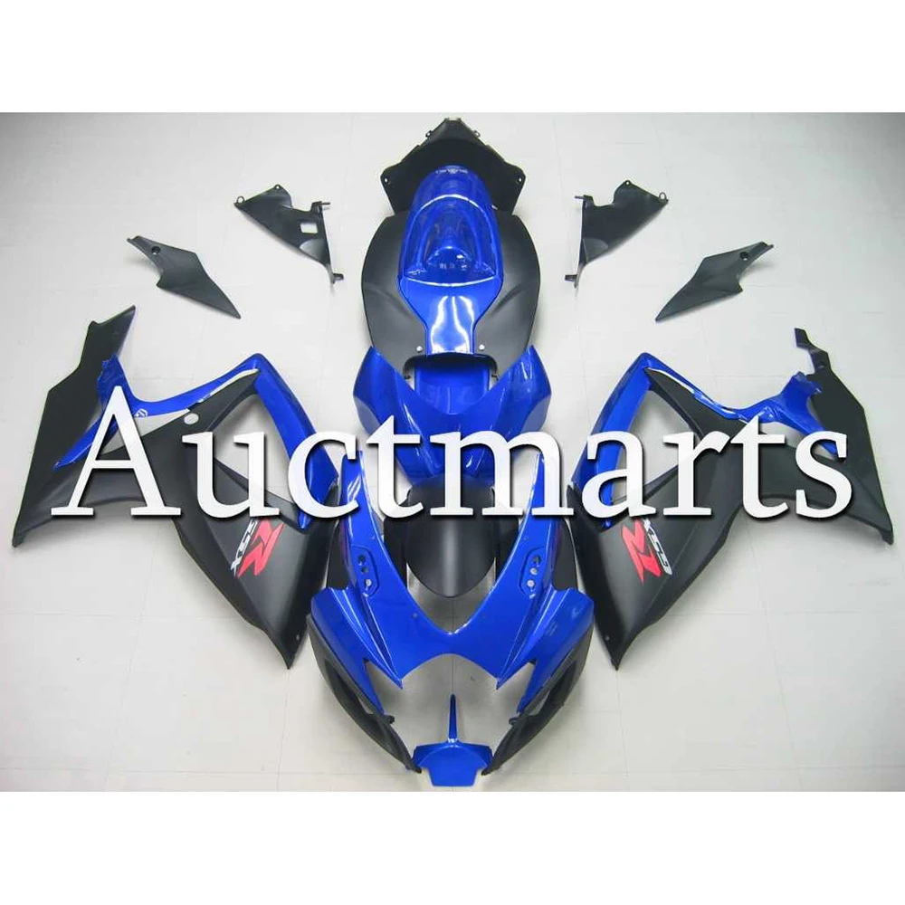 Синий матовый черный для 2006 2007 Suzuki GSXR 600 750 АБС-пластик мотоцикл полный кузов GSXR600 K6