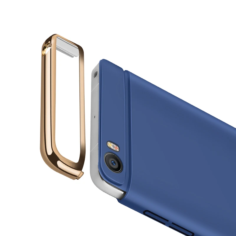 Xiao Mi 5S плюс + телефон сумка В виде ракушки 3in1 Роскошные пластиковый жесткий верх