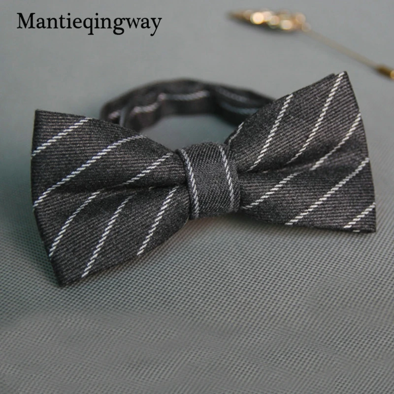 Мужские костюмы Mantieqingway жаккардовые галстуки клетчатая сетка галстук бабочка