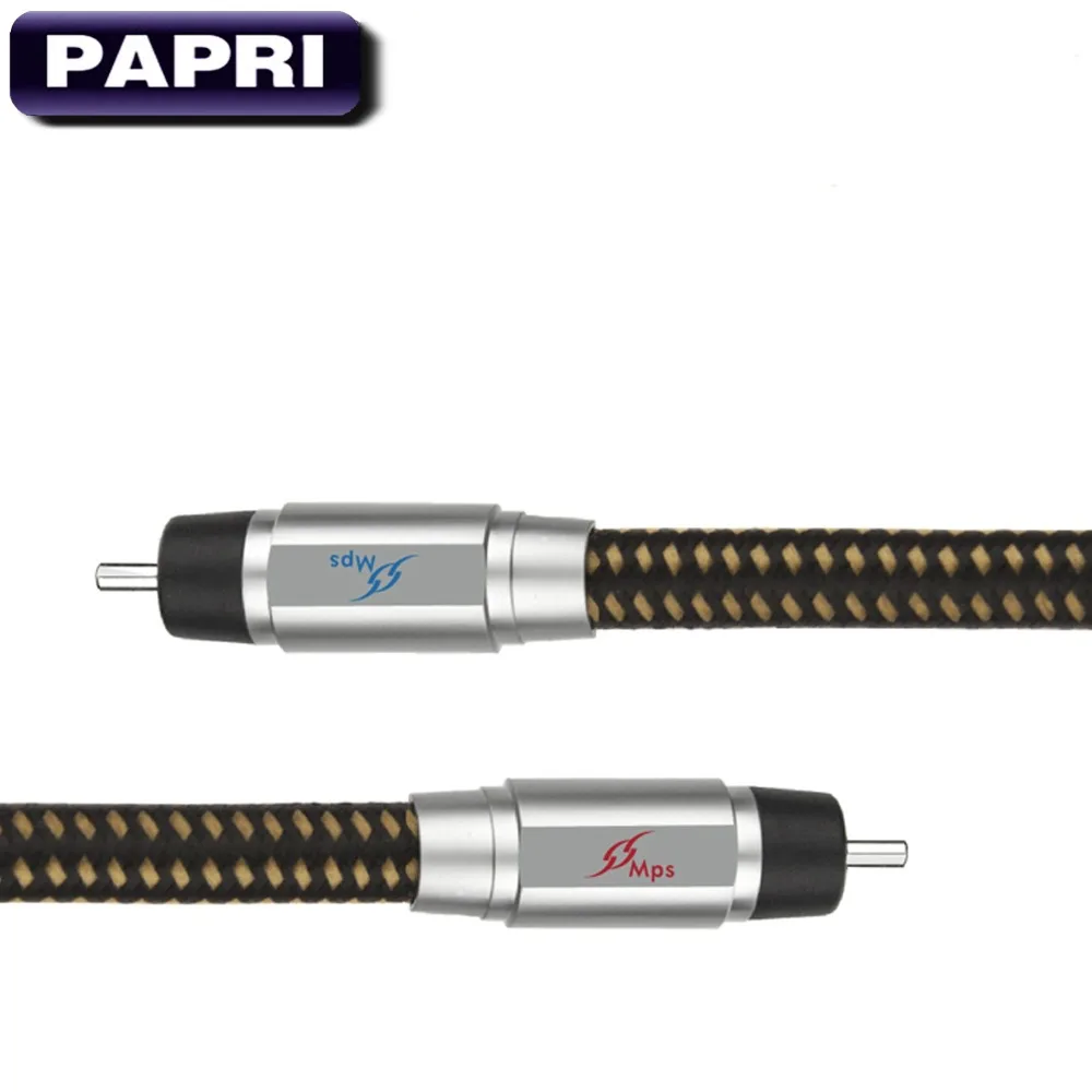 PAPRI Original MPS M 11R 99.99997% OCC аудиокабель с родиевым покрытием разъемы Hi Fi для DAC CD DVD