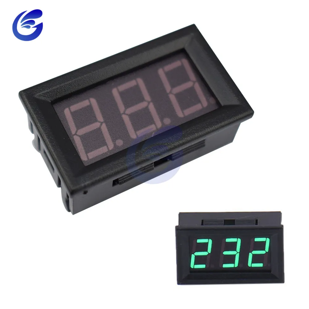 AC 70-500V 70 V-500 V 0,5" светодиодный дисплей Цифровой вольтметр измеритель напряжения вольт инструмент 2 провода 110V 220V для автомобиля мотоцикла