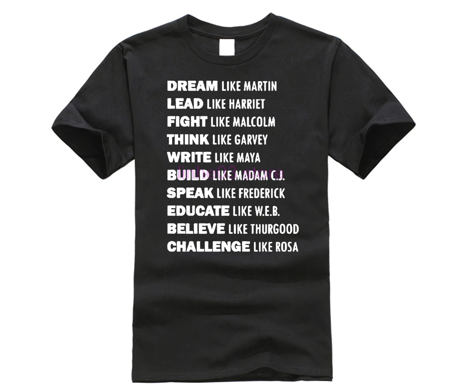 GILDAN Dream Like Martin Lead Harriet черная история цитаты футболка с надписью унисекс Tumblr