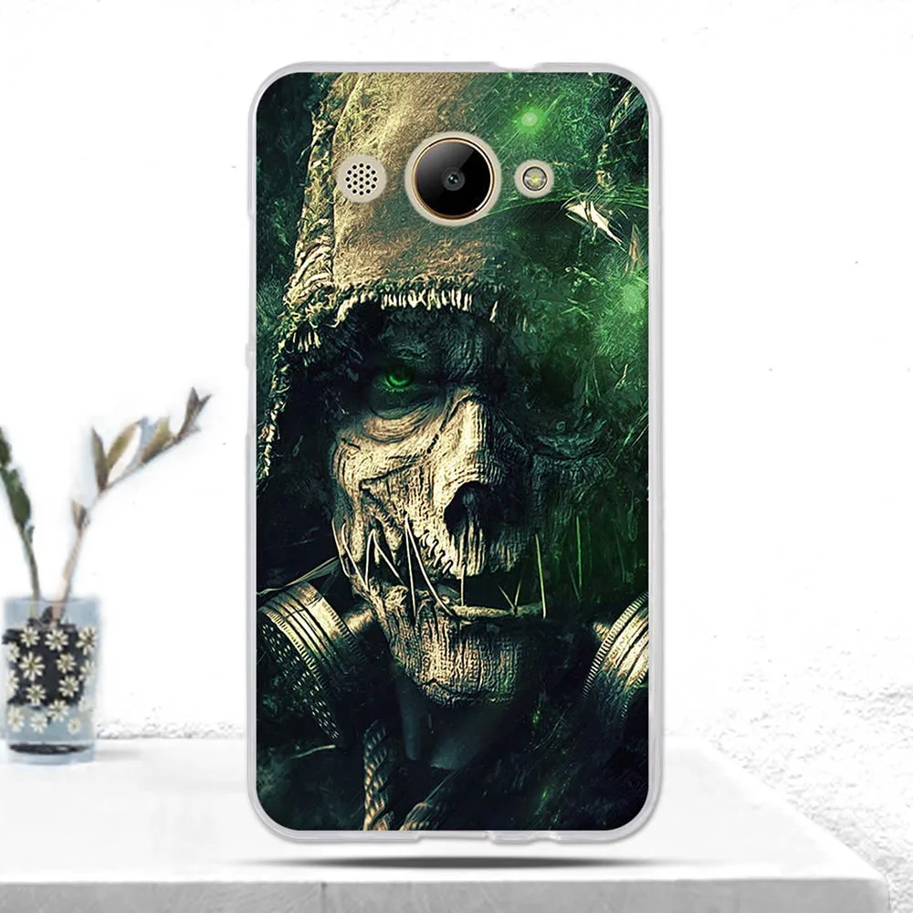 Чехол для Huawei Y3 2017 Y5 Llite мягкий TPU силиконовый 3D крутой задний 2018 чехол телефона