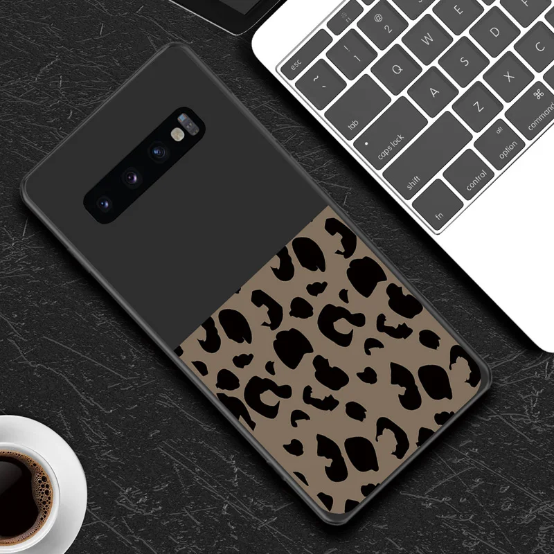 T1 Lovebay чехол для телефона для samsung Galaxy S8 S9 S10 Plus S10 Lite Note 8 9 модный Леопардовый принт Мягкий Силиконовый ТПУ для S10 чехол для телефона - Цвет: T1
