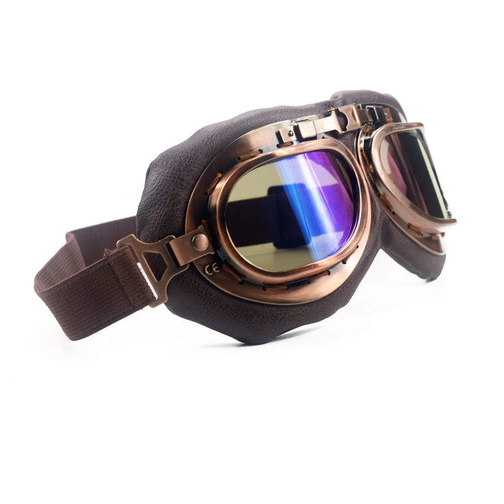 Медные мотоциклетные очки винтажные для скутера Второй мировой войны мотоцикла