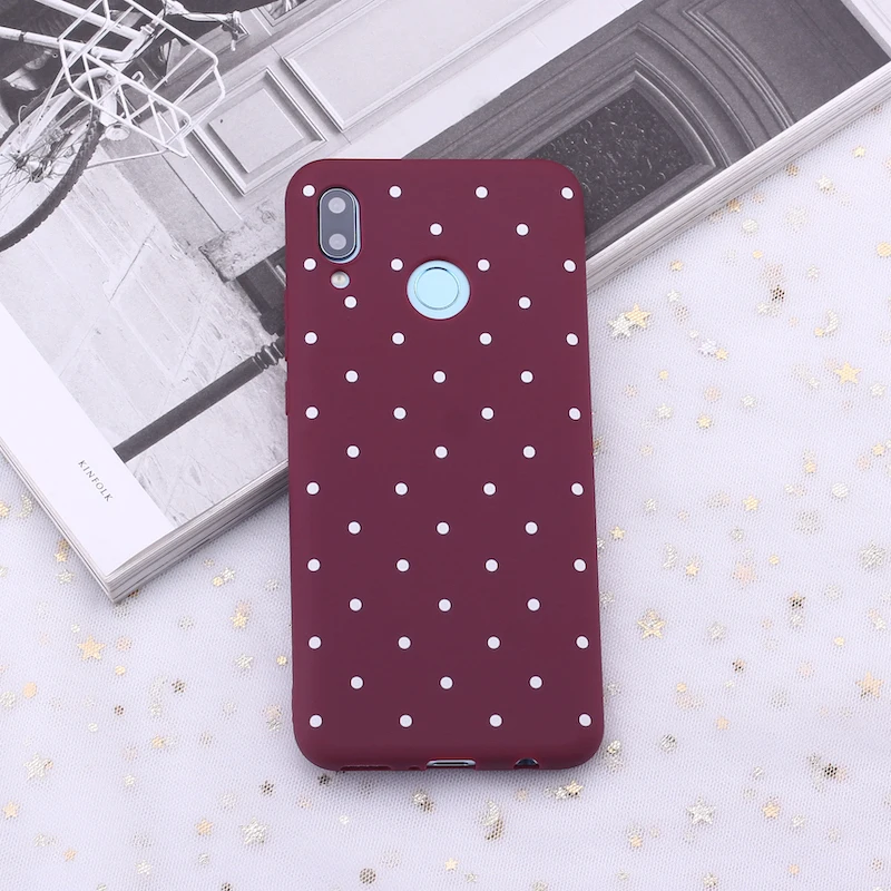 Силиконовый чехол для телефона Samsung S8 S9 S10 S10e S20 Plus Note 8 9 10 A7 A8 в горошек полоску с