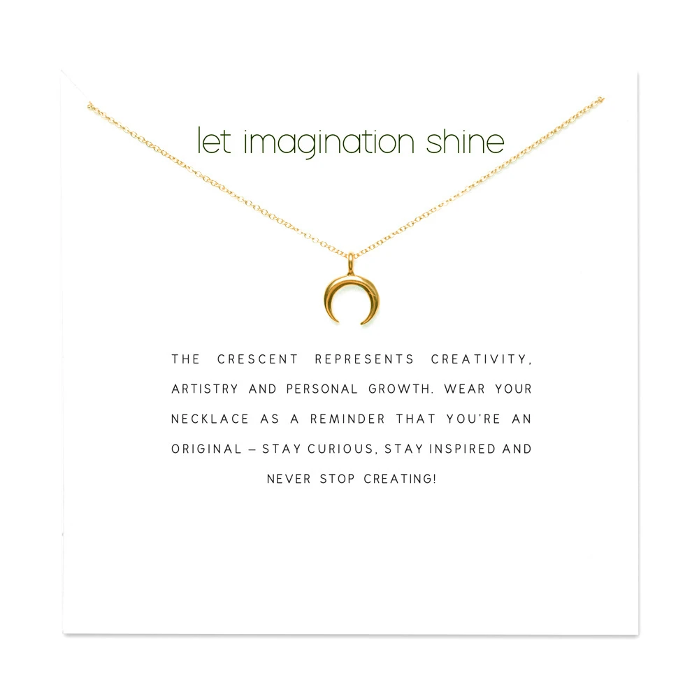 Рога ожерелье удачи кулон цепочка с кулоном Женские Ювелирные изделия лучший