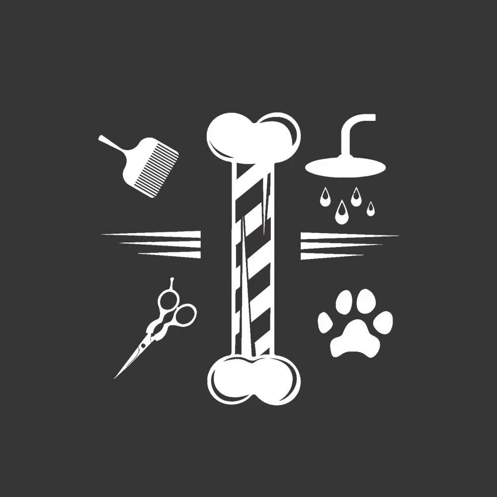 Зимнее Новое поступление маникюр ногтей Услуги знак зоомагазин Наклейка на