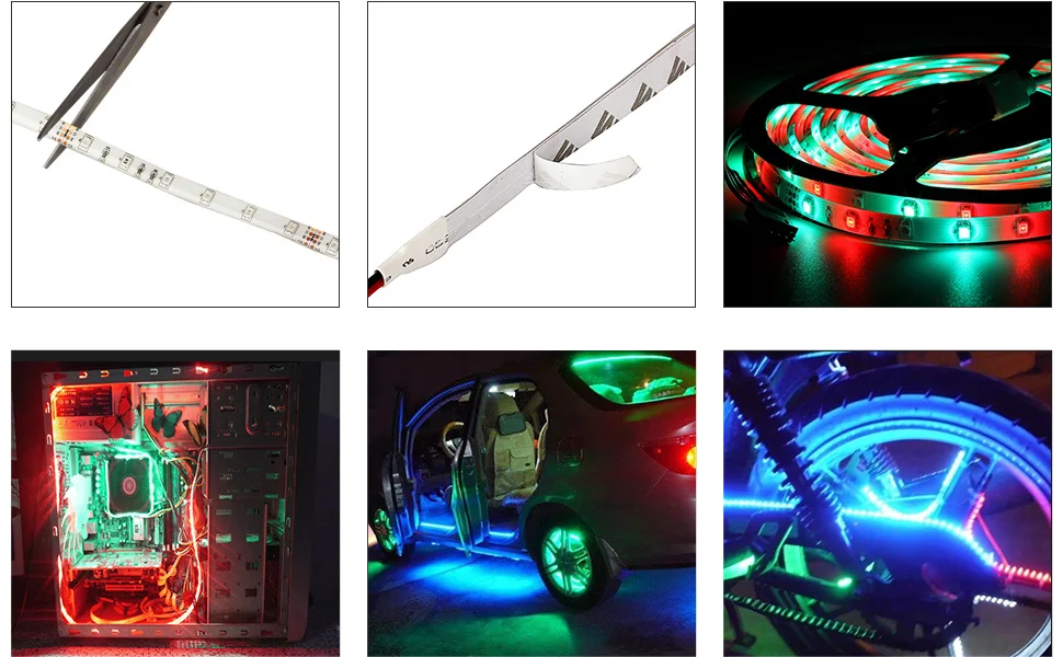 RGB светодиодный светильник s SMD 3528 5 м 300 светодиодный s DC 12 В водонепроницаемый уличный светильник для уличного сада, гибкая лампа, сказочный светильник