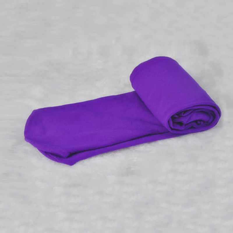 Purple Tights Балетные чулки, прозрачные колготки, яркие цвета, белые, телесные, для детей ясельного возраста, новые летние детские чулки для девочек, колготки - Цвет: Purple Tights