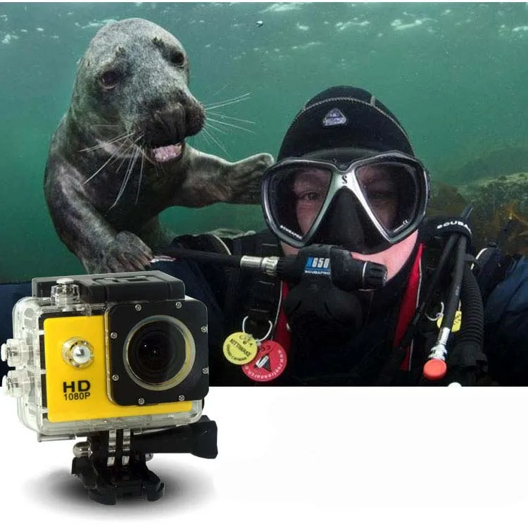 HD 1080 P Мини Спорт камера водостойкий Micro видео Cam с 2 дюймов ЖК дисплей экран автомобиля велосипедная видеокамера Открытый Малый действие регистраторы