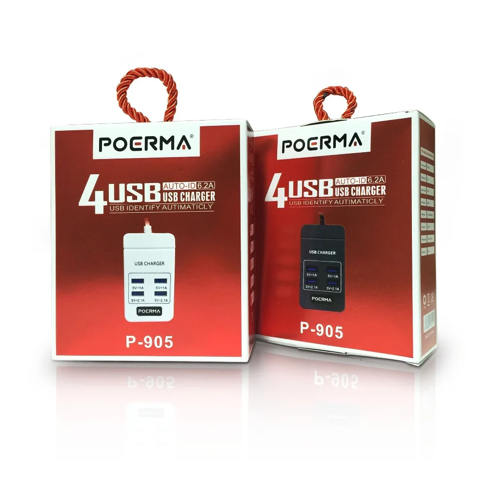 Портативный переходник 4 USB Смарт розетка для домашней электронной Мощность газа