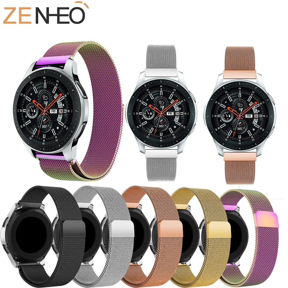 Классический ремешок для часов Huami Amazfit Stratos 2 22 мм из нержавеющей стали Samsung Galaxy 46