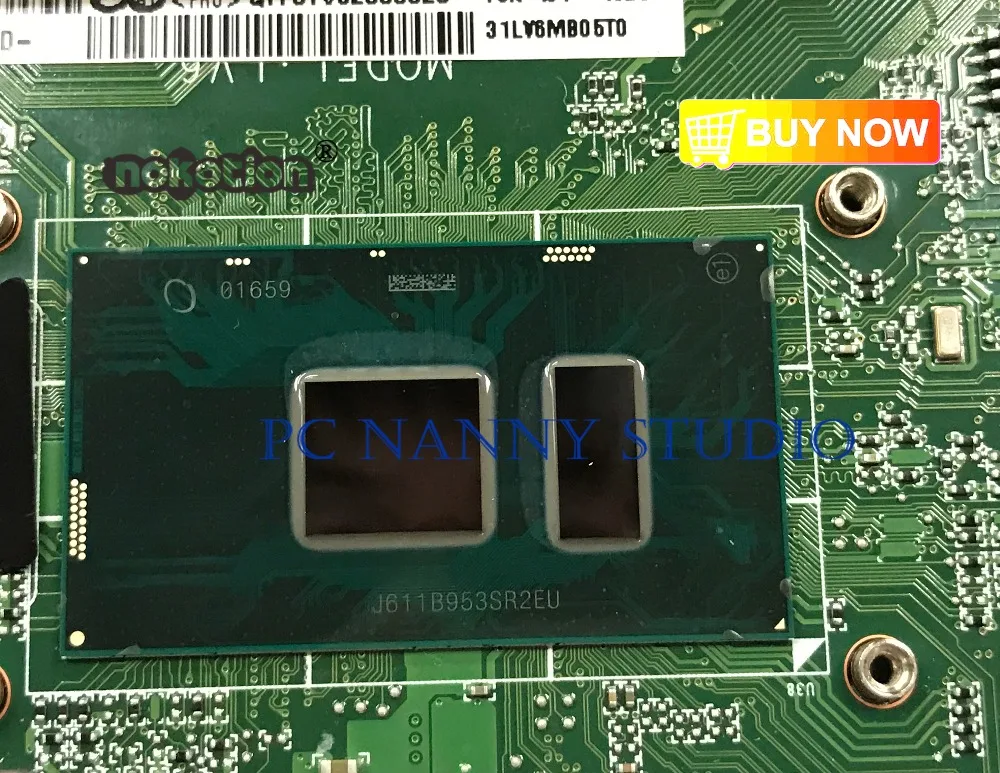 Pananny DA0LV6MB6F0 для lenovo V310 V310-15ISK Материнская плата ноутбука I3-6100U DDR4 тестирование