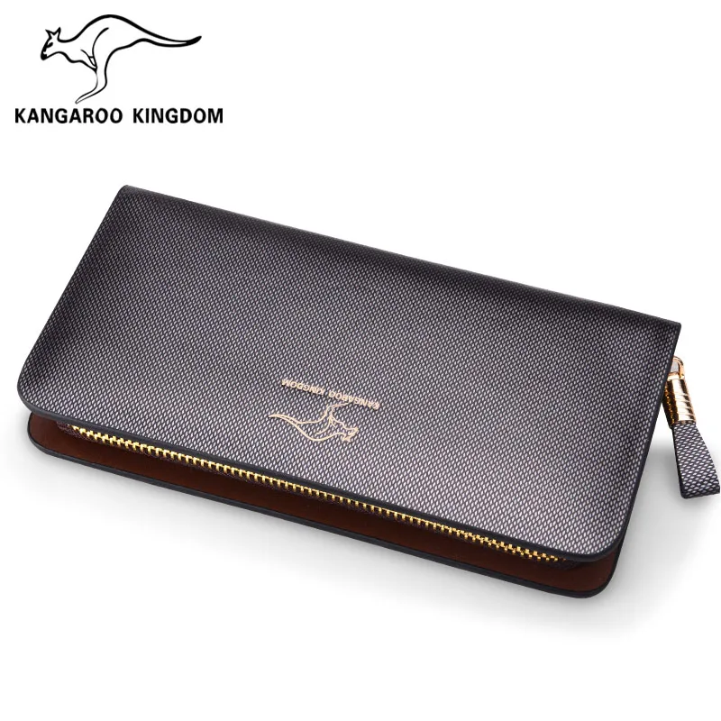 Genuine Kangaroo leather clutch bag leisure and business men hand man large capacity purse wallet | Багаж и сумки