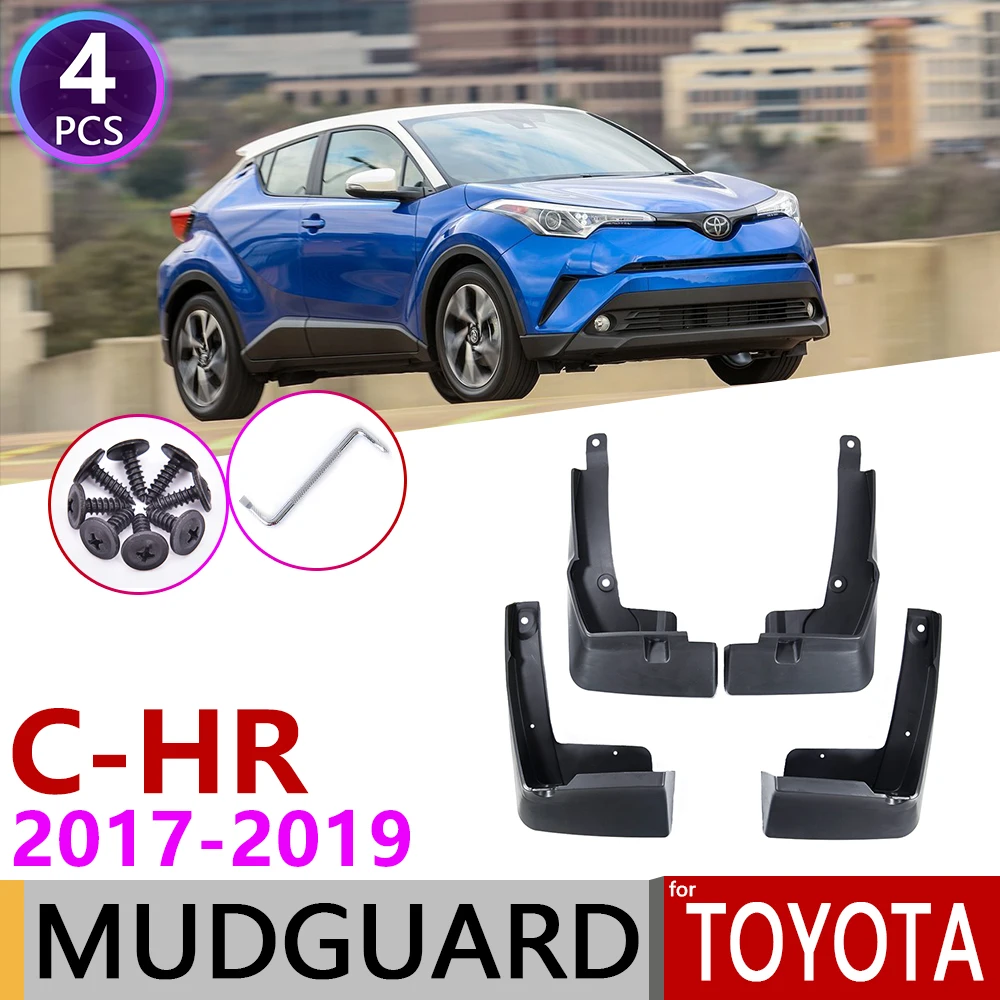 Для Toyota C-HR 2017 2018 2019 CHR C HR AX10 Передний Задний Брызговики брызговики автомобиля