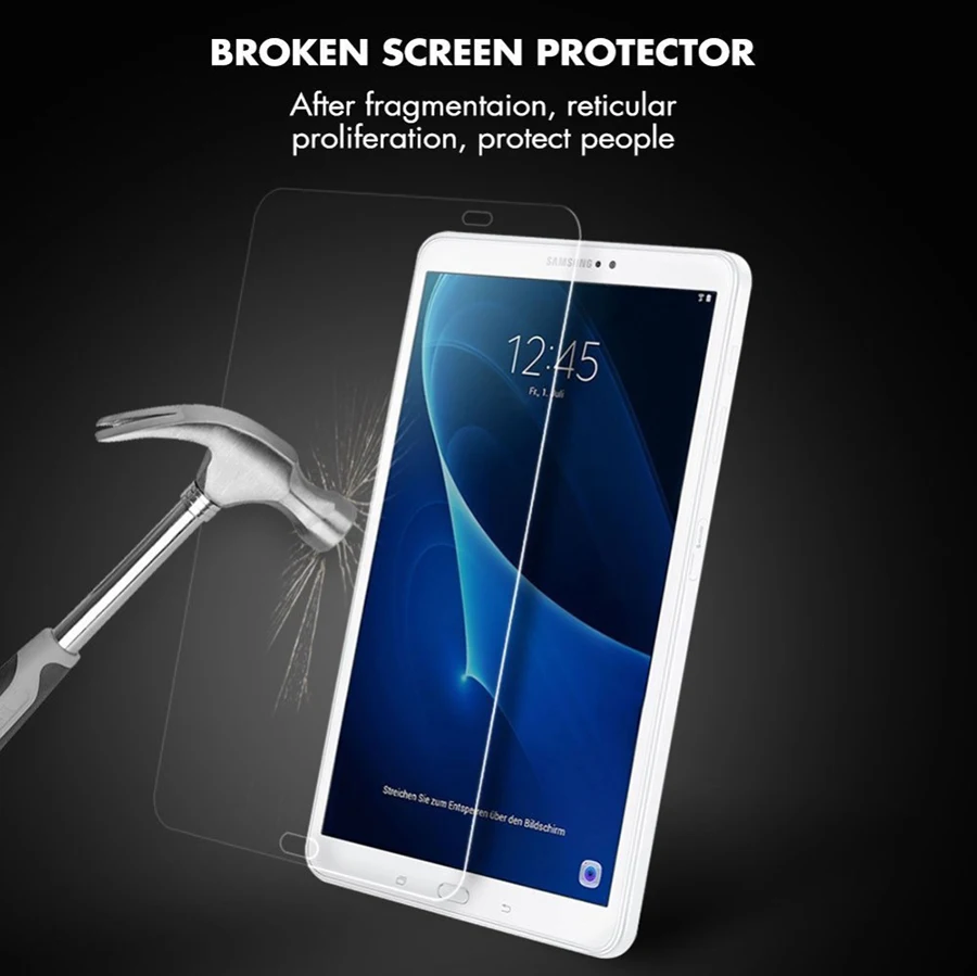 Закаленное стекло для Samsung Galaxy Tab A 7 0 8 9 10 1 2016 T280 T285 T350 T355 T550 T580 T585 A6 P580 защита экрана