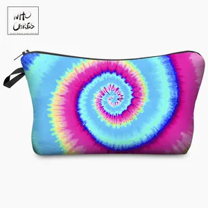 Косметичка Who Cares женская с радужным принтом, модный органайзер для туалетных принадлежностей, дорожный аксессуар