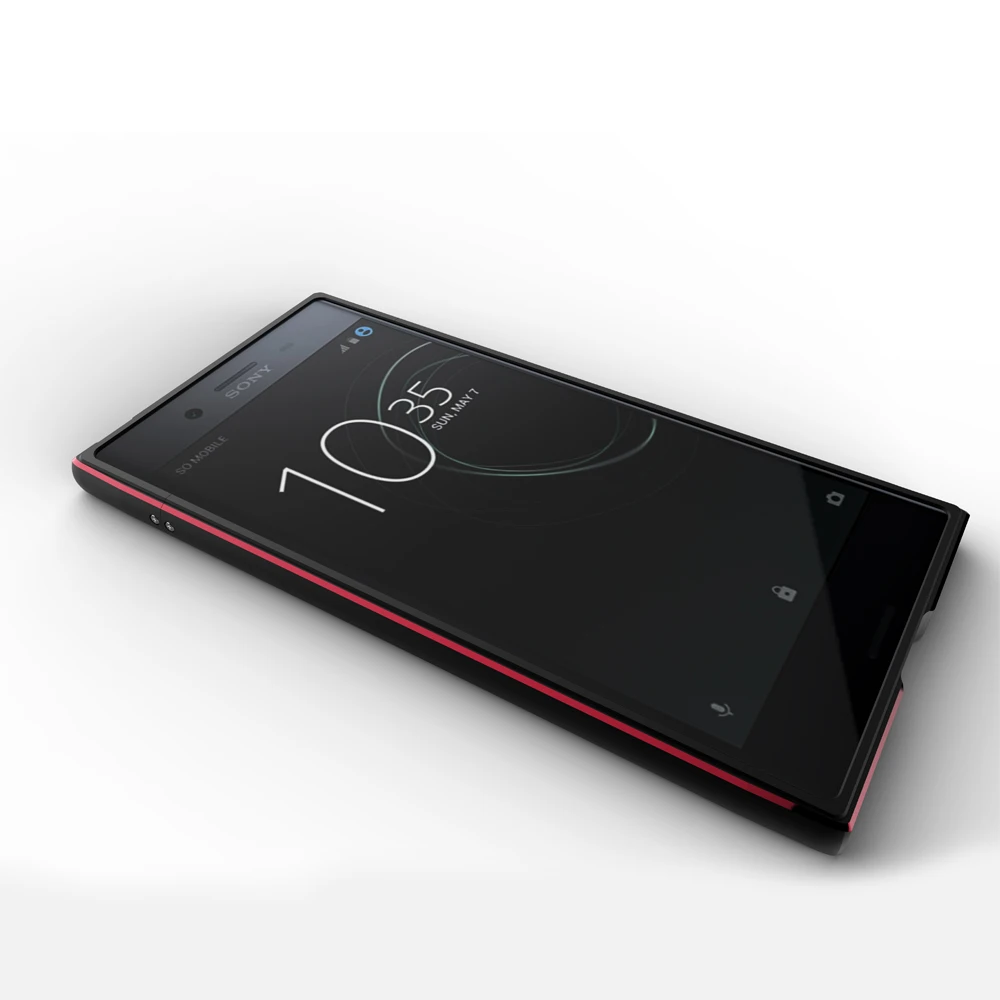Чехол для Sony Xperia XZ1 5 2 дюйма алюминиевый металлический бампер двухцветная тонкая