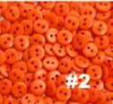 NO2 Orange 100 шт./лот Размер: 9 мм(11/3") яркие цвета модные пуговицы из смолы для рукоделия объемные пуговицы швейные изделия Швейные аксессуары(SS-673 - Цвет: NO2 Orange