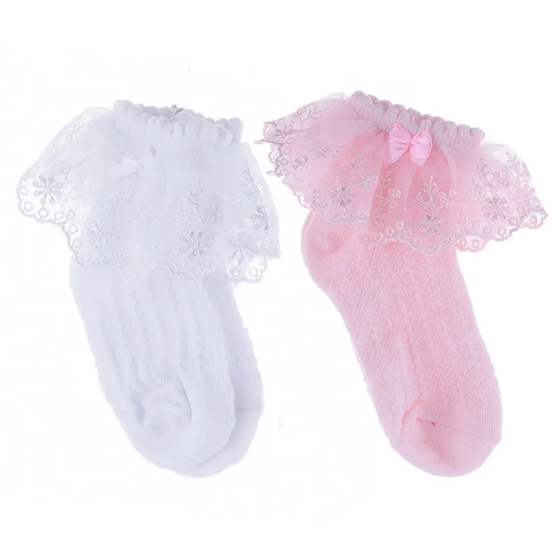 2017 милые новые модные хлопковые Носки для малышей кружевной топ носки до лодыжки