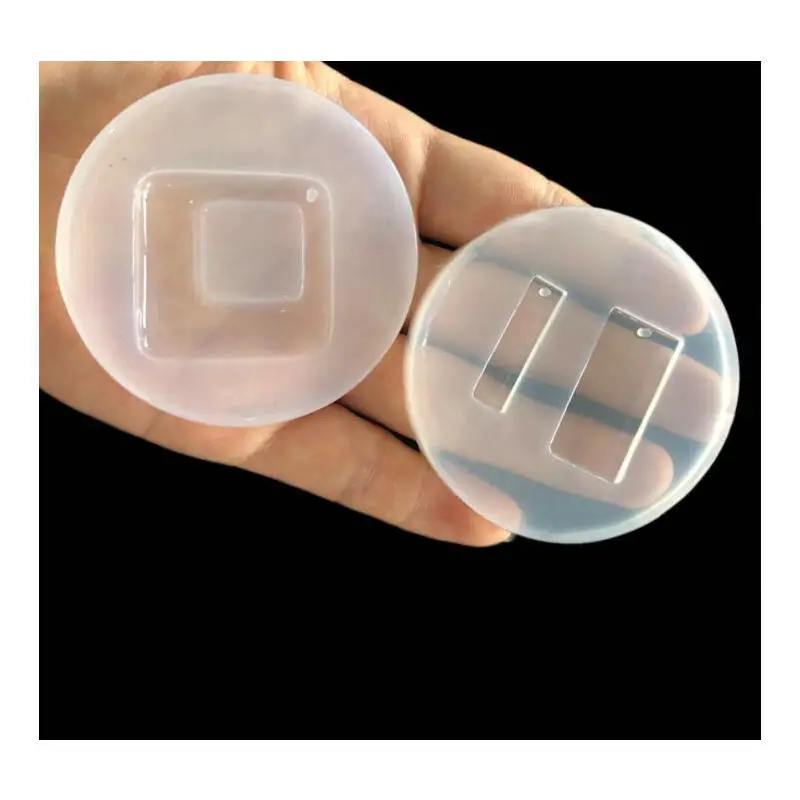 Декоративные серьги силиконовая форма-сердце с отверстиями Подвеска ювелирных