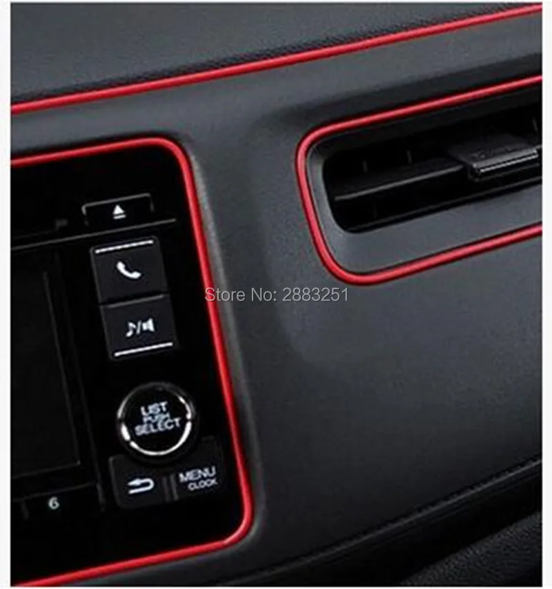 

5M Car Styling Car Door Dashboard Air Outlet Interior Decoration Line Stickers for Chevrolet Opel Mokka Jeep ACURA accessories