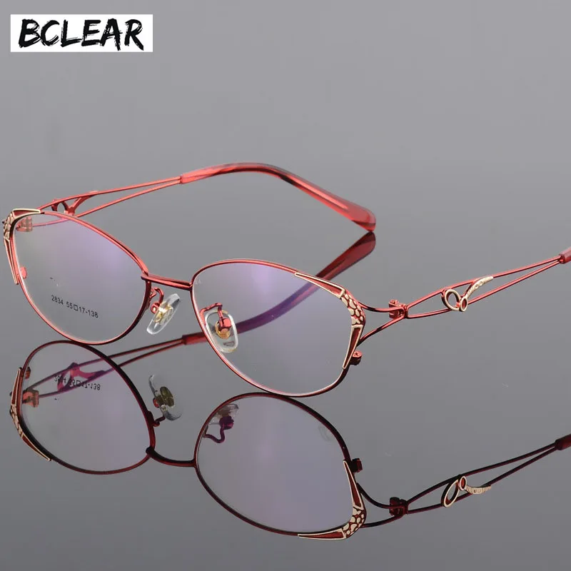 BCLEAR High Quality Popular Women Eyeglasses Full Frame Eye Glass Female Optical Glasses Frames Colorful Fashion Spectacle Frame