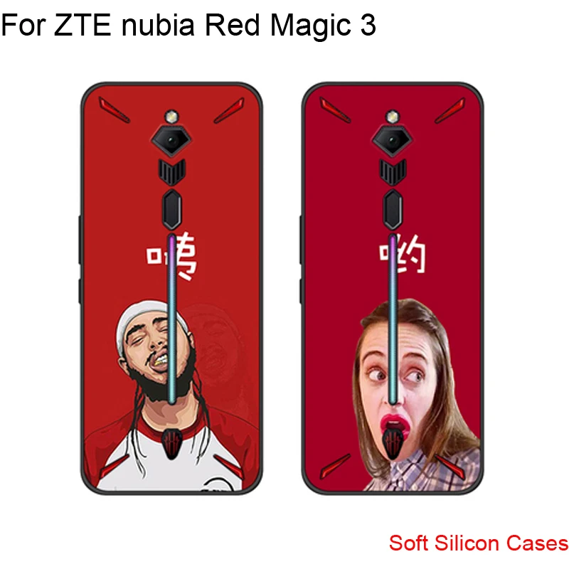 Чехол для ZTE Nubia Red Magic 3 силиконовый мягкий чехол накладка милые Мультяшные