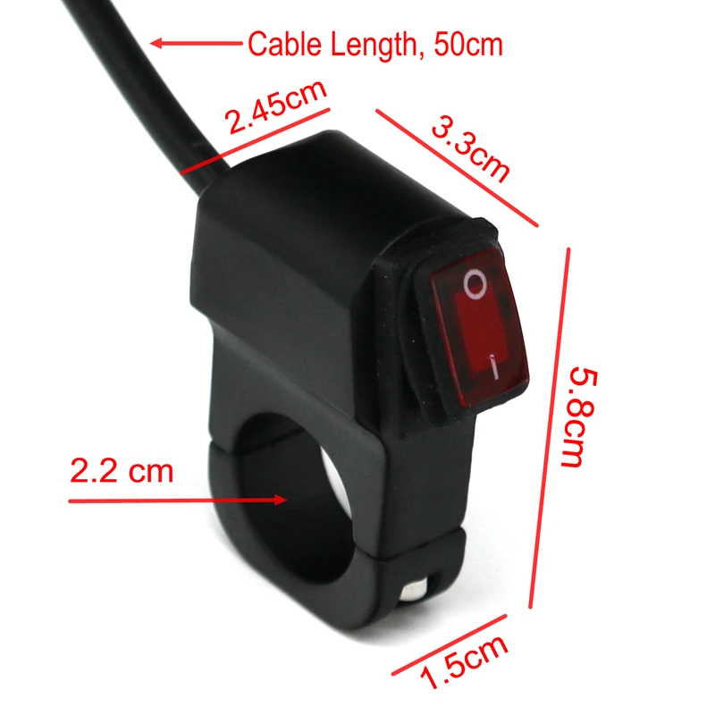 LMoDri Оптовые переключатели для мотоциклов водонепроницаемые скутеров