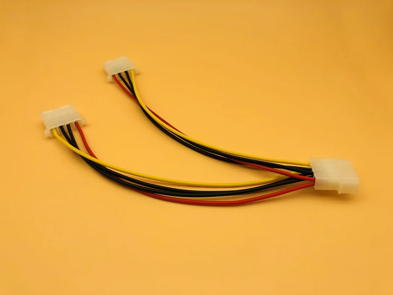 4P 4Pin Molex Male к 2 4pin IDE Female блок питания сплиттер адаптер кабель компьютерный для