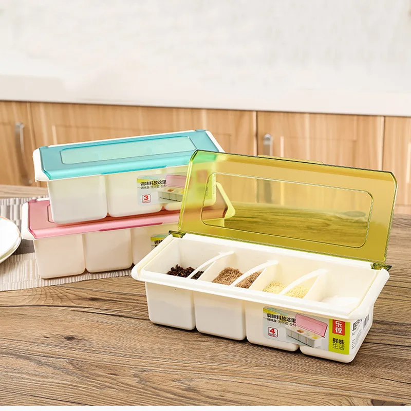 Специй банку приправы Может стойку коробке 3 шт./компл. хранения бутылки PP соль