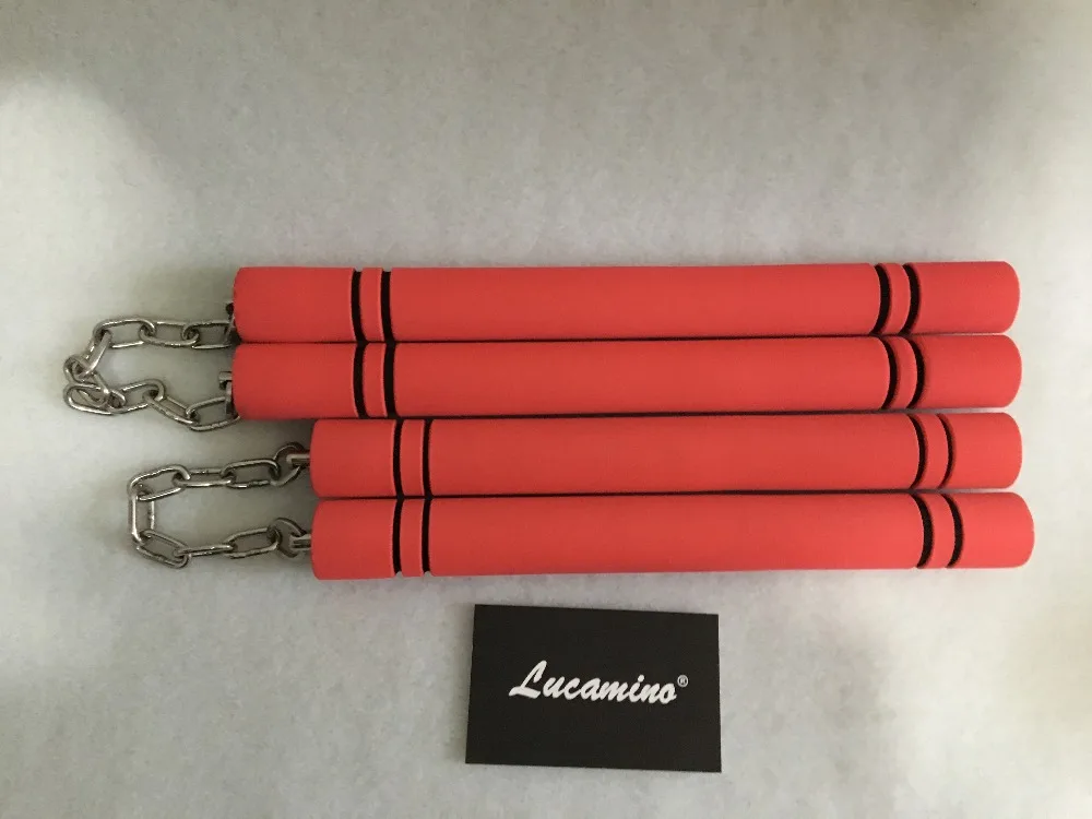 (2 шт./лот) Nunchakus боевые искусства ушу практика equi пена безопасности губка двойной