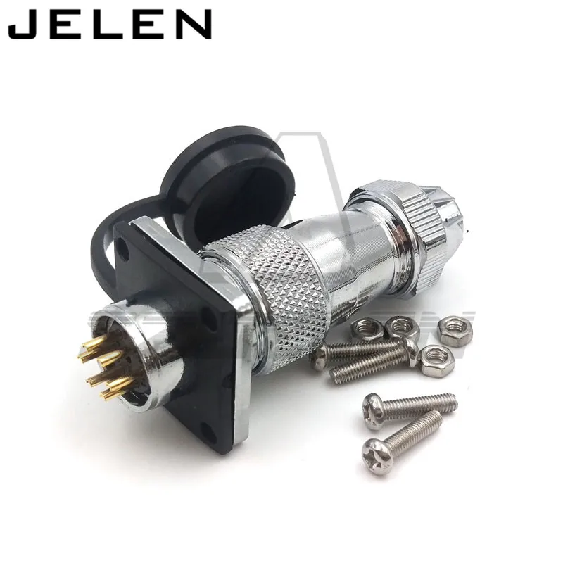 Ws16 водонепроницаемый и пыленепроницаемый Разъем 6 контактный разъем гнездо