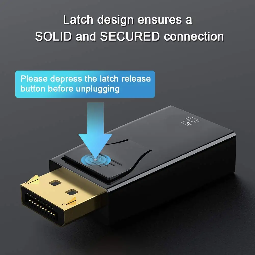 Адаптер DP к HDMI кабель 1080P позолоченный Displayport конвертер Мужской женскому 1 3 V/1 4 V