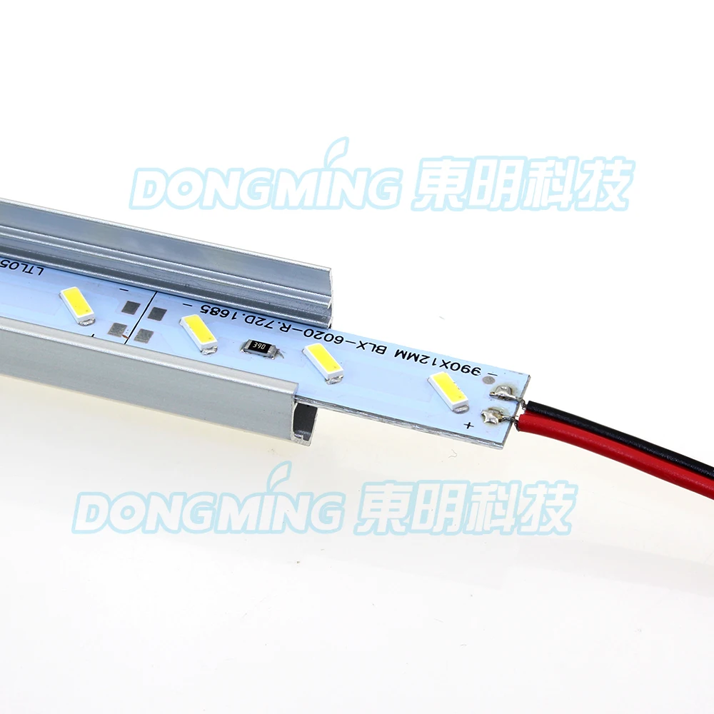 Алюминиевый V Профиль 6020 LED бар свет DC 12V 36 светодиодов 50 см luces полоса для