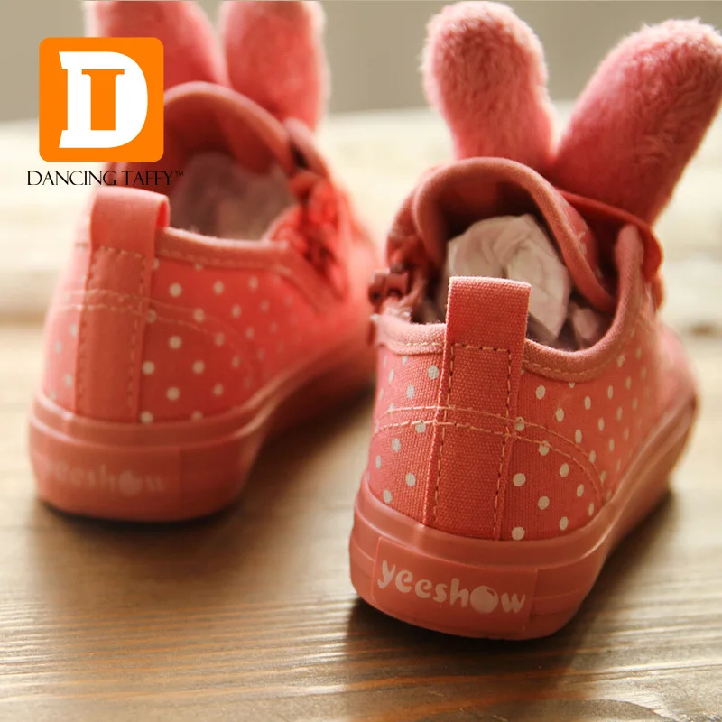 Новые 2015 Осень Дети Обувь Модные милый кролик обувь для девочек принцессы