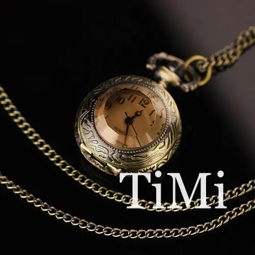 Новое ожерелье прозрачные женские карманные часы с бриллиантами|watch kit|necklace