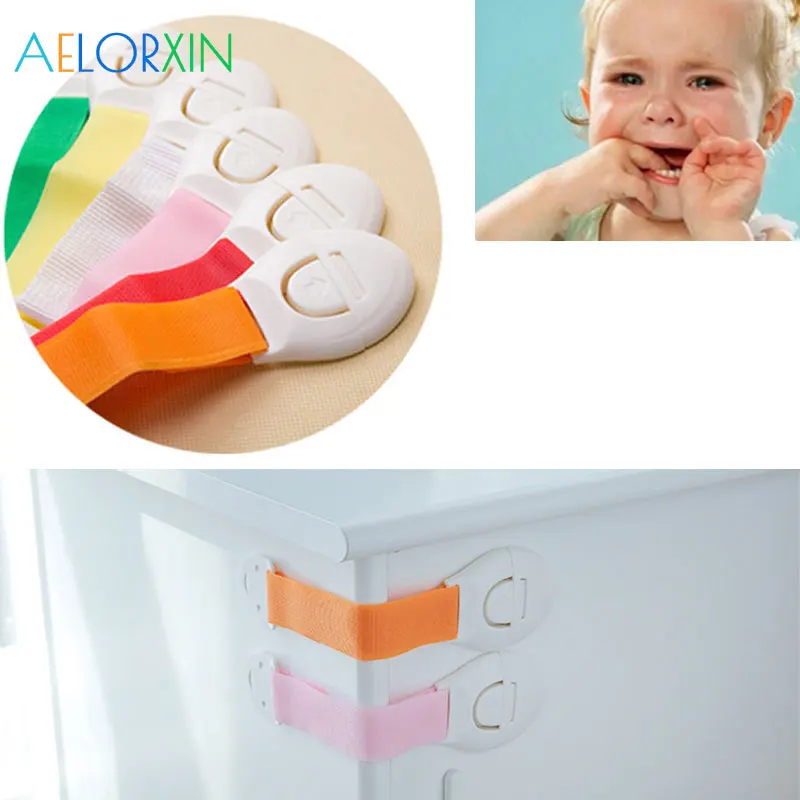 10Pcs/Lot Child Lock Protection Of Children Locking Doors For Children's Safety Kids Safety Plastic Lock For Child