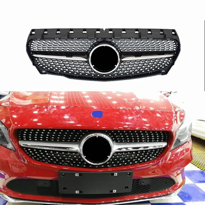 Автомобильные аксессуары Алмазная решетка для CLA Class Mercedes Benz W117 C117 CLA180 200 CLA260 CLA300