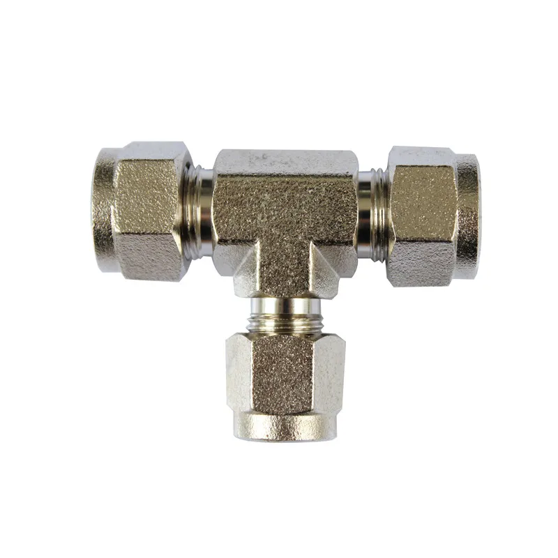 

Low Cost Greenhouse 3/8'' (9.52mm) Screw Tee Connector high pressure misting fittings 1pc