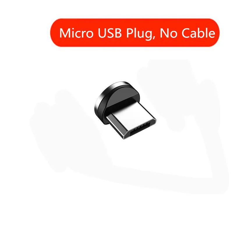 Магнитный кабель для зарядки типа C l-линия 2.1A 90 градусов Micro USB C кабель для USB шнур быстрое зарядное устройство магнит для samsung S9 huawei - Цвет: Android Plug NoCable