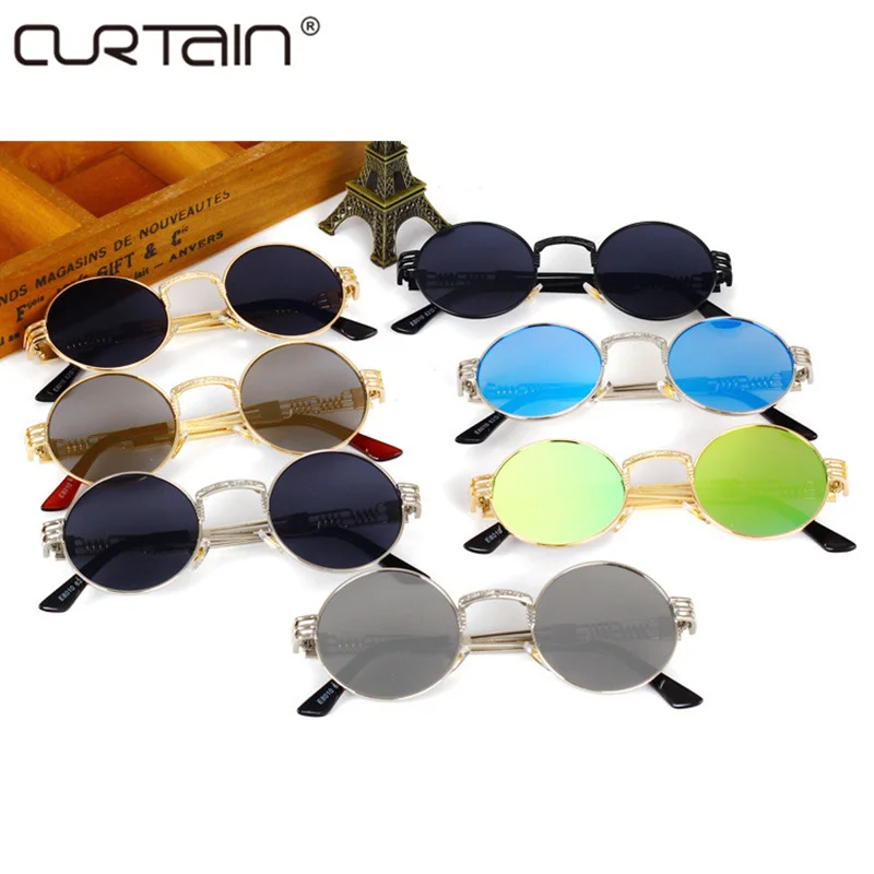 Готические солнцезащитные очки в стиле стимпанк для мужчин и женщин