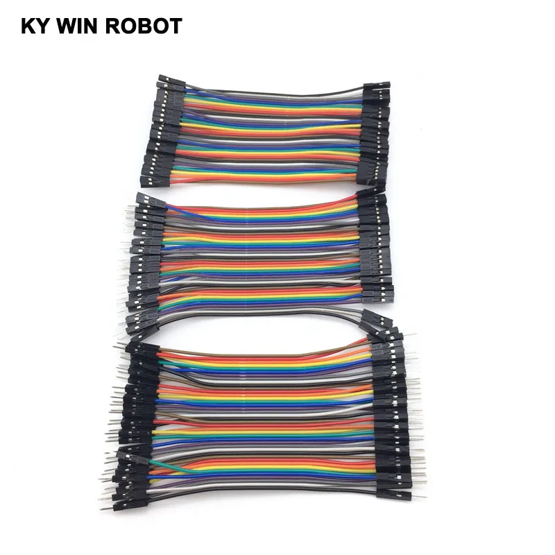 Dupont Line 120 шт. 10 см штекер + и гнездо соединительный провод кабель для arduino DIY KIT|jumper
