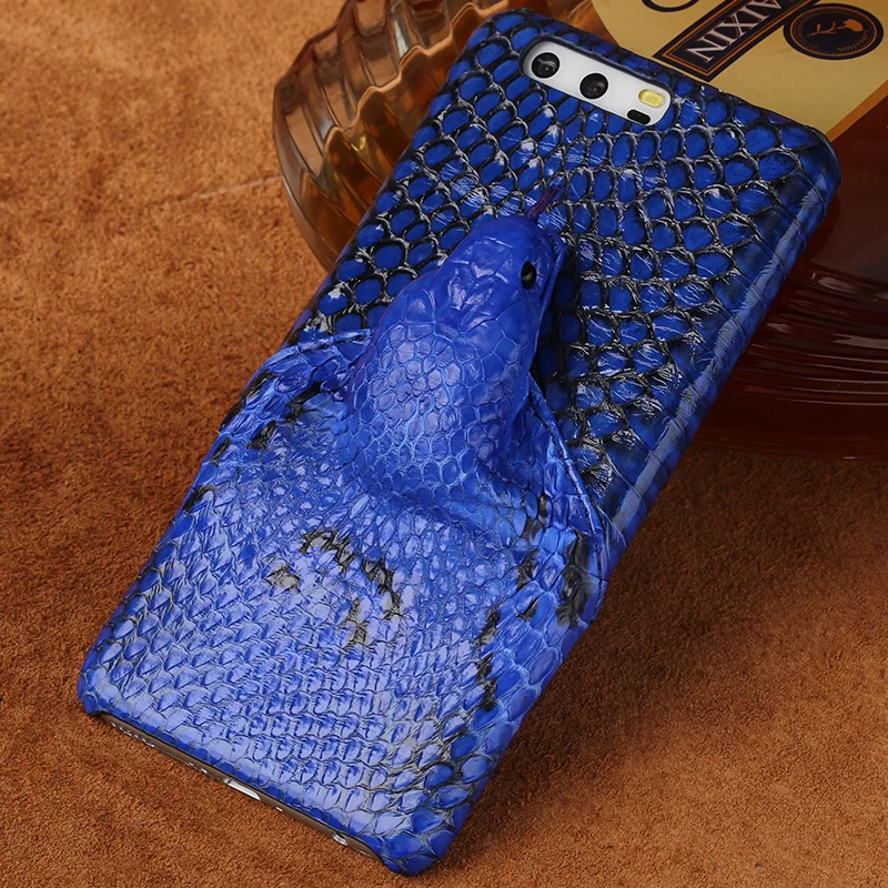 

Wangcangli brand phone case real snake head back cover phone shell For Xiaomi Mi 5 Plus full manual custom processing