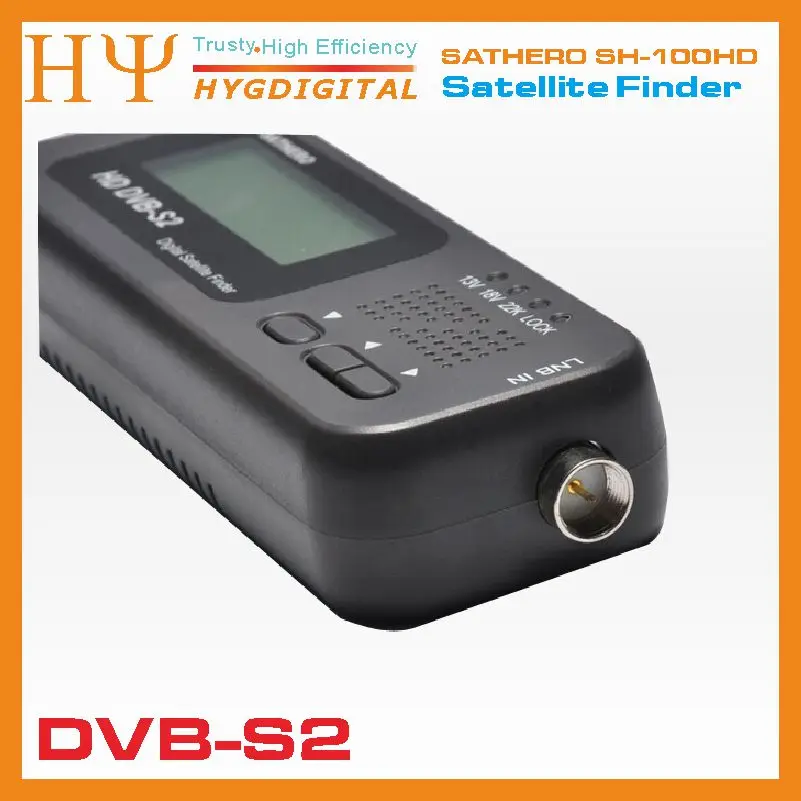 SATHERO SH 100HD DVB S2 HD карманный цифровой спутниковый Finder ресивер с ЖК дисплеем USB 2