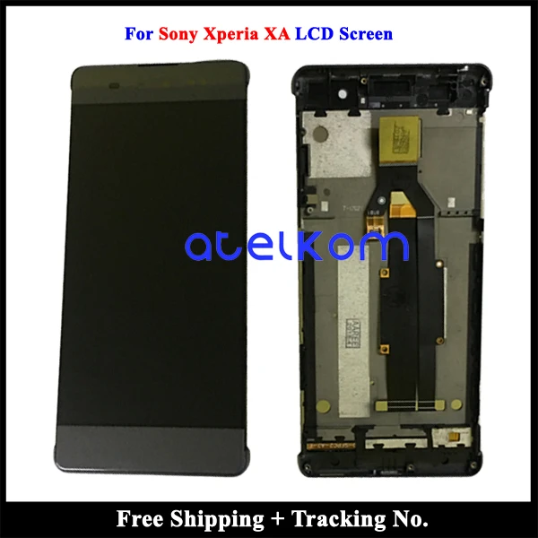 Протестированный класс AAA для Sony Xperia XA ЖК-дисплей F3111 F3113 F3115 ЖК-экран сенсорный